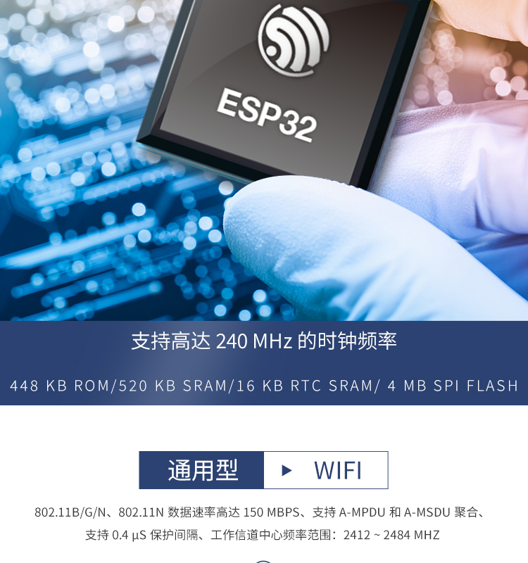 樂鑫信息科技公司官網(wǎng)ESP32-MINI-1-1/1U 2.4GHz Wi-Fi+藍牙?+低功耗藍牙模組無線通信模塊